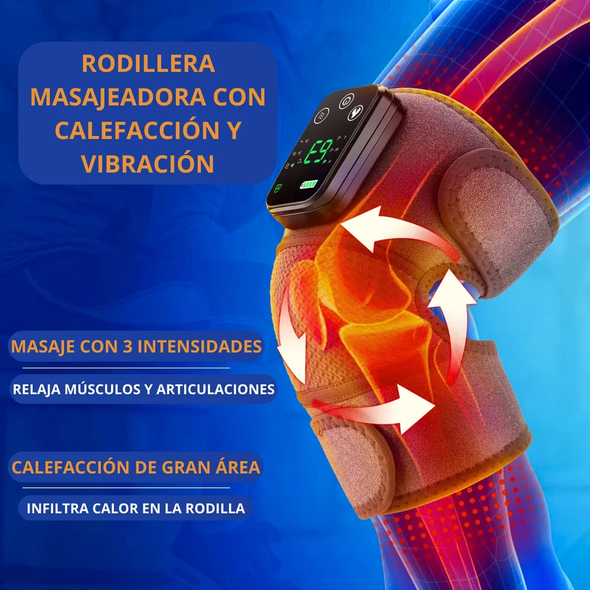 Masajeador Térmico® | Descansa y Alivia el Dolor Rápidamente