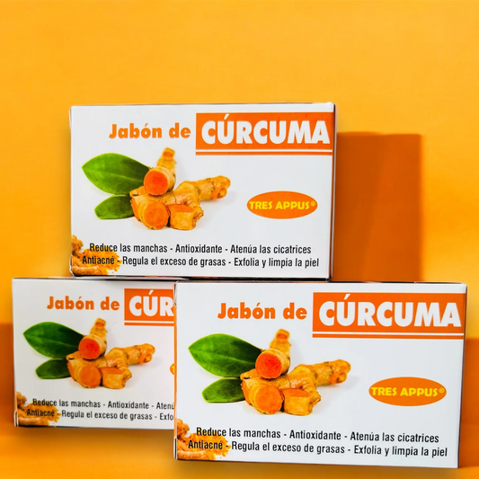 CurSoap™ - Jabón de Cúrcuma Natural ¡LIBERATE DE LAS MANCHAS Y EL ACNE! 🧼🍂