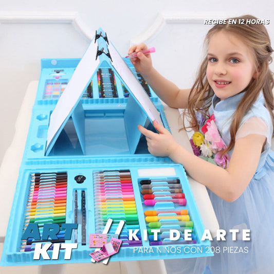 Kit de arte para niños con 208 piezas - Art Kit™