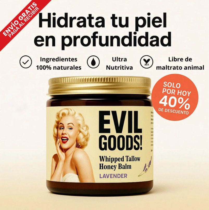 EvilGoods® - Balsamo de Sebo de Res y Miel de Manuka