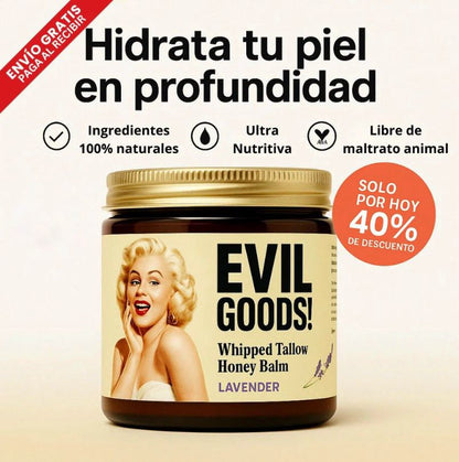 EvilGoods® - Balsamo de Sebo de Res y Miel de Manuka