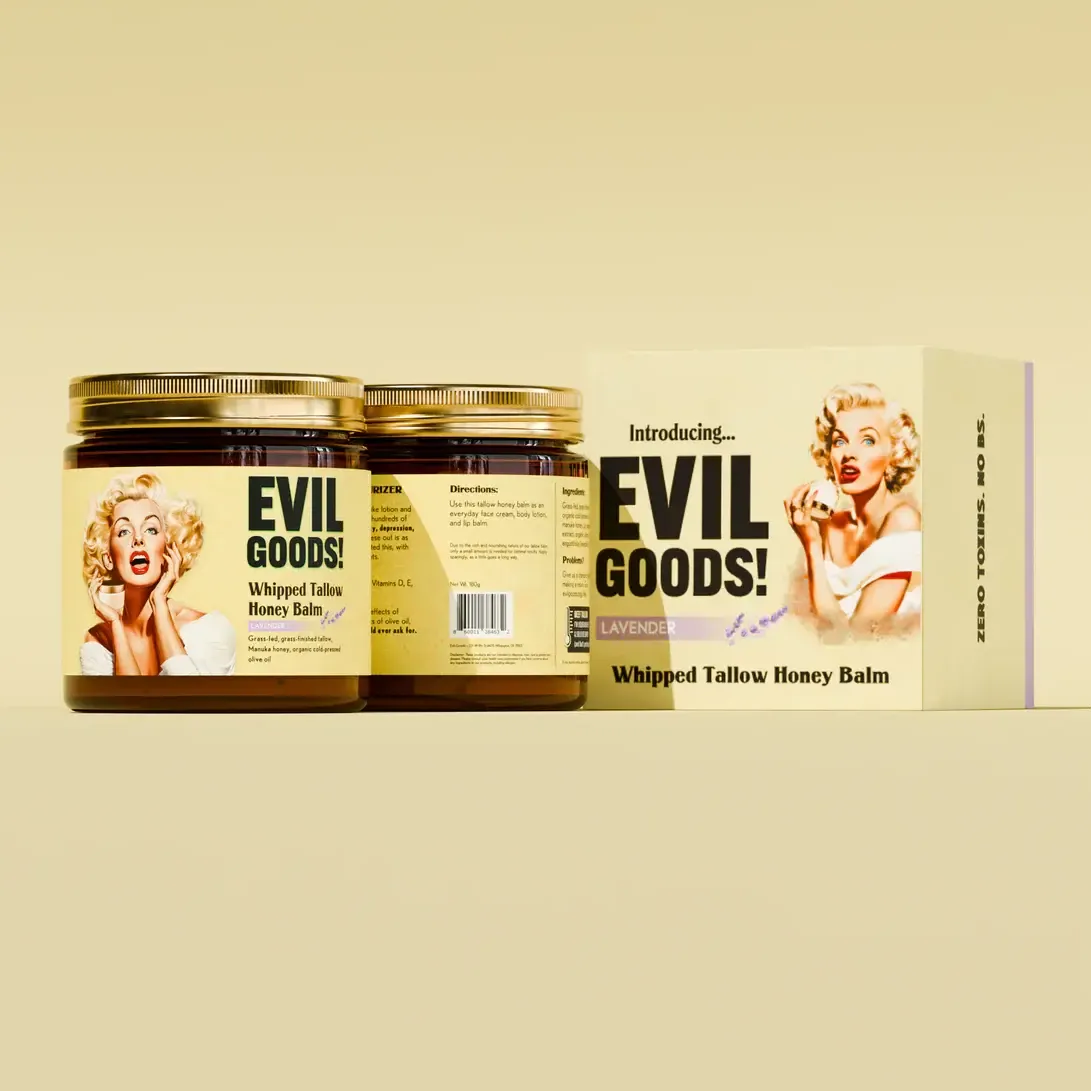 EvilGoods® - Balsamo de Sebo de Res y Miel de Manuka
