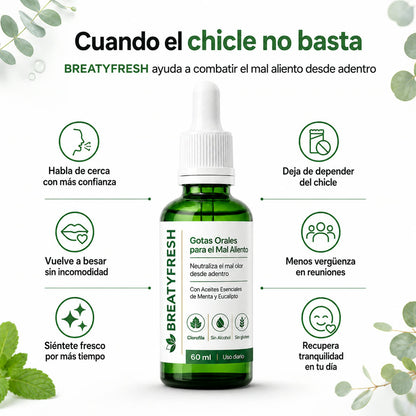 Gotas Naturales - Tratamiento contra el mal aliento
