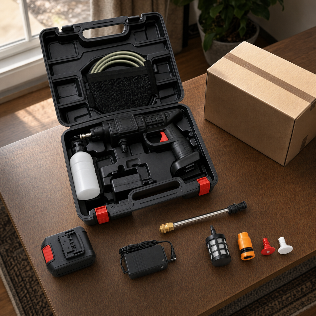 Hidrolavadora Portátil 48V — limpieza sin cables